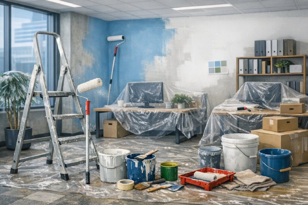 Vymalování kanceláře Brno