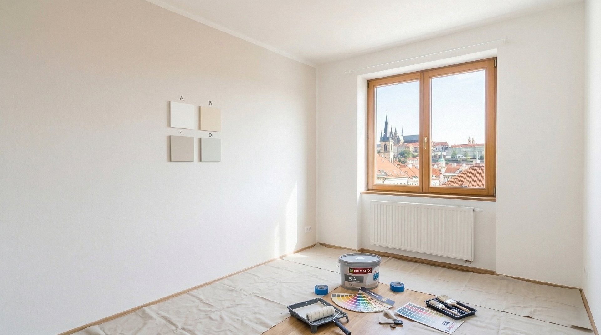 vymalovaný byt po pronájmu Brno